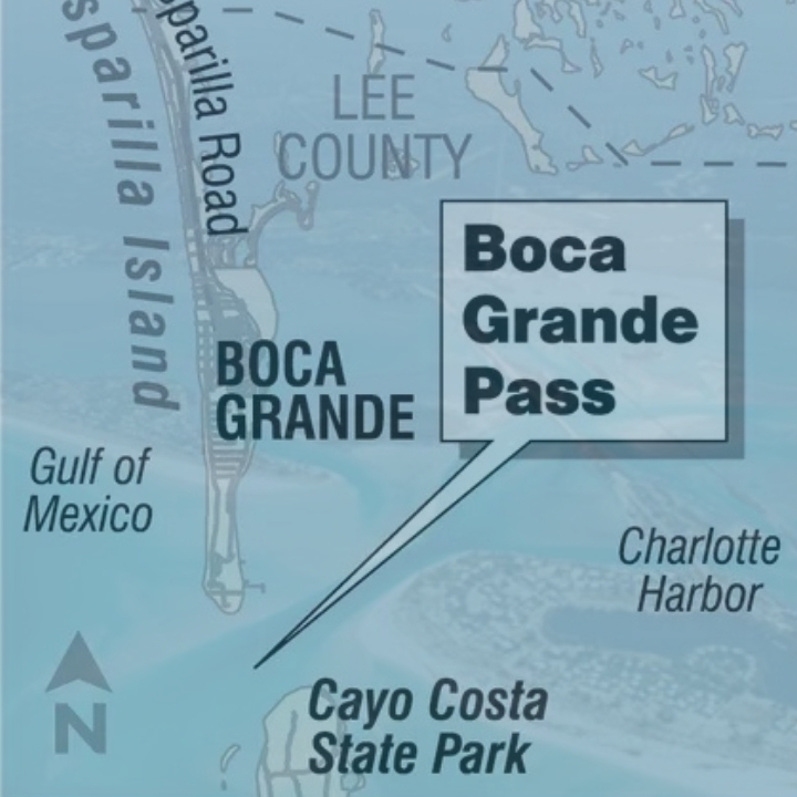 Boca Grande Florida Map - Simple
