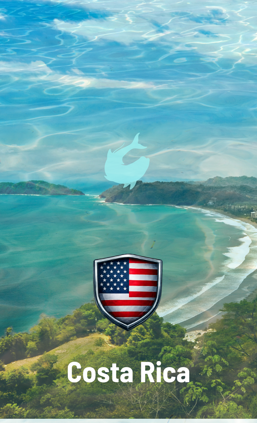 COSTA RICA DESTINATION CARD FEATURE 8.5x14