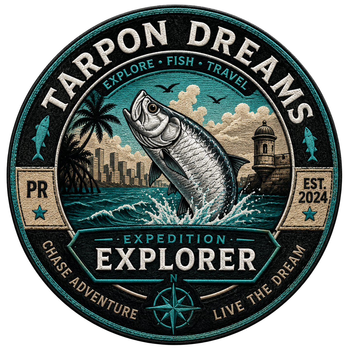 Tarpon Dreams - Expedition Patches - Puerto Rico