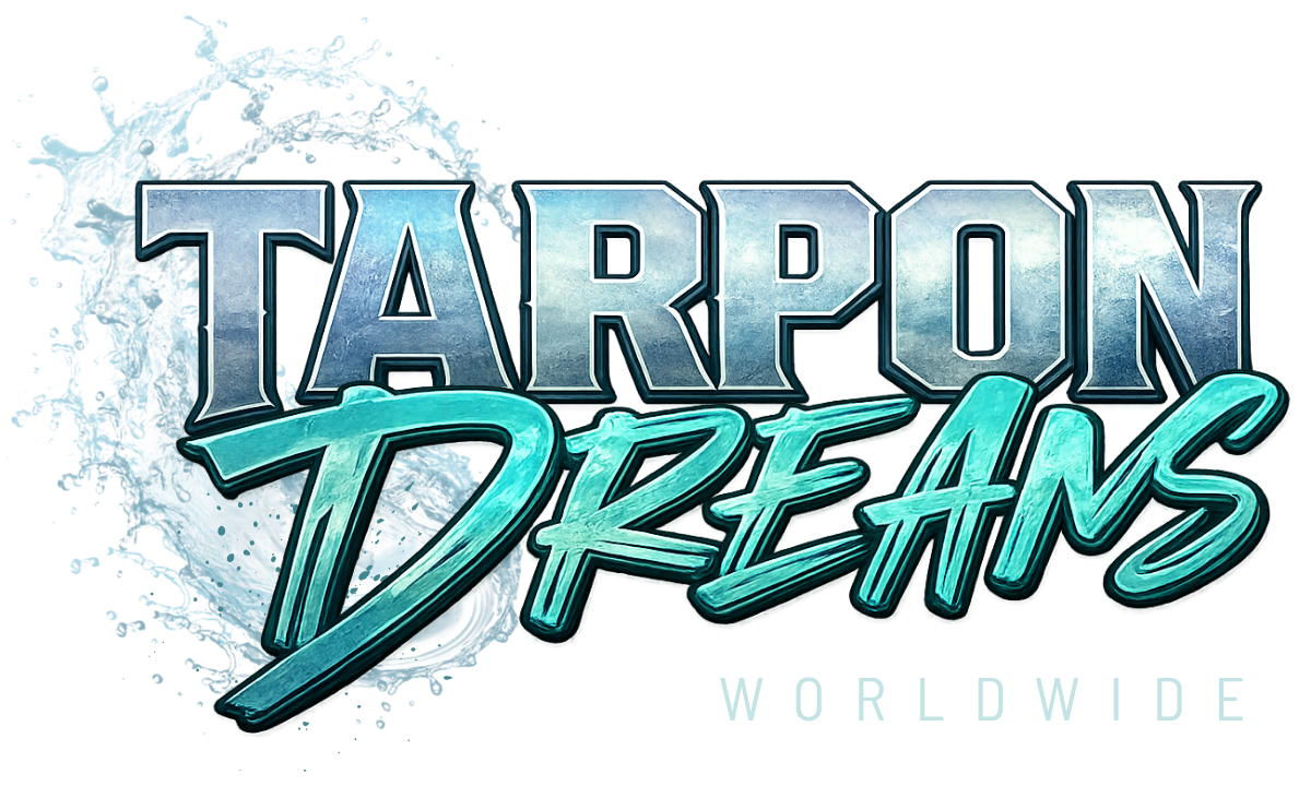TARPON DREAMS WORLDWIDE LOGO - 2 LINES w. SPLASH