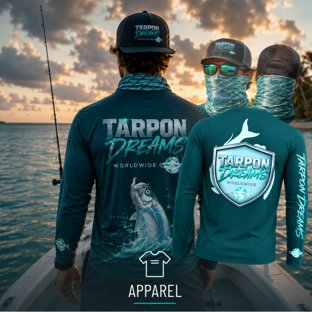 Tarpon Dreams™ - CATEGORY 1 - APPAREL SQUARE (Final)