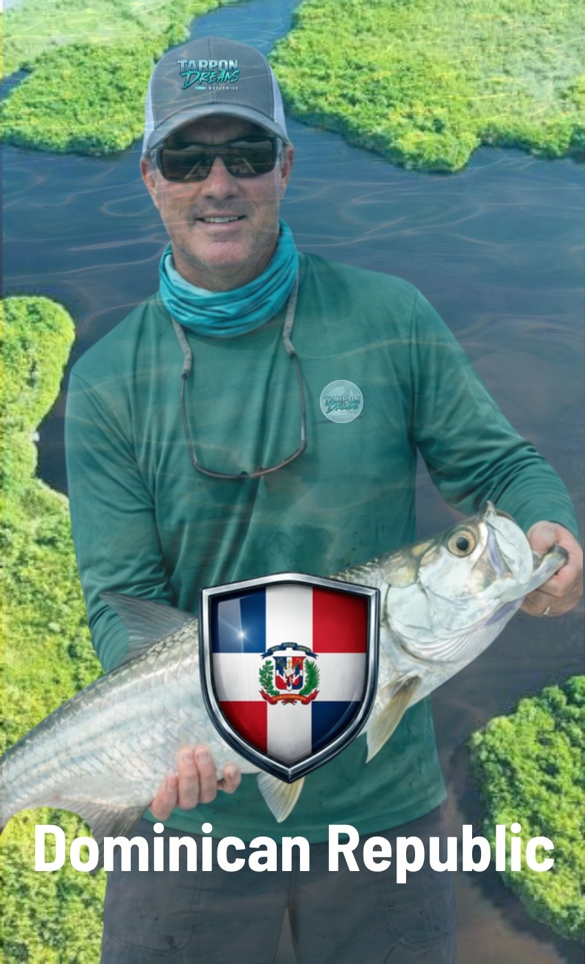 DOMINICAN REPUBLIC TARPON FISHING - DESTINATION CARD FEATURE v1 DOMINICAN REPUBLIC TARPON FISHING Laguna de Bávaro DESTINATION CARD FEATURE v1
