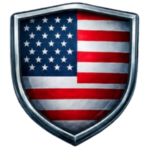 U.S.A. Florida - Tarpon Fishing U.S.A. Flag Shield - Tarpon Fishing