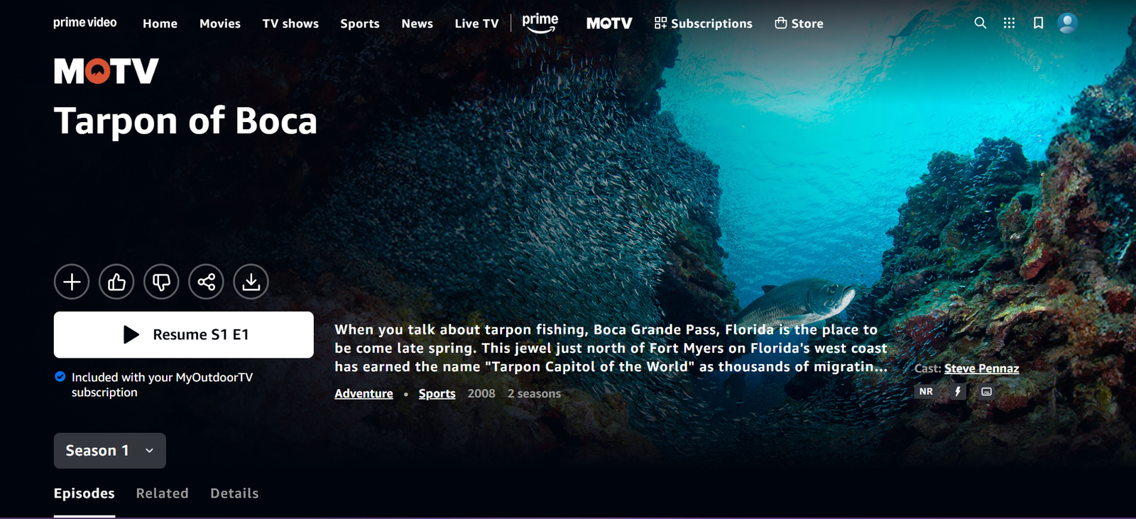 TARPON OF BOCA - MOTV - PRIME VIDEO - SEASON 1 - EPISODE 7 TARPON OF BOCA - David Jamison + John Veasy Hill Tide Tarpon MOTV w. Capt. James Goodwin PRIME VIDEO SEASON 1 EPISODE 7
