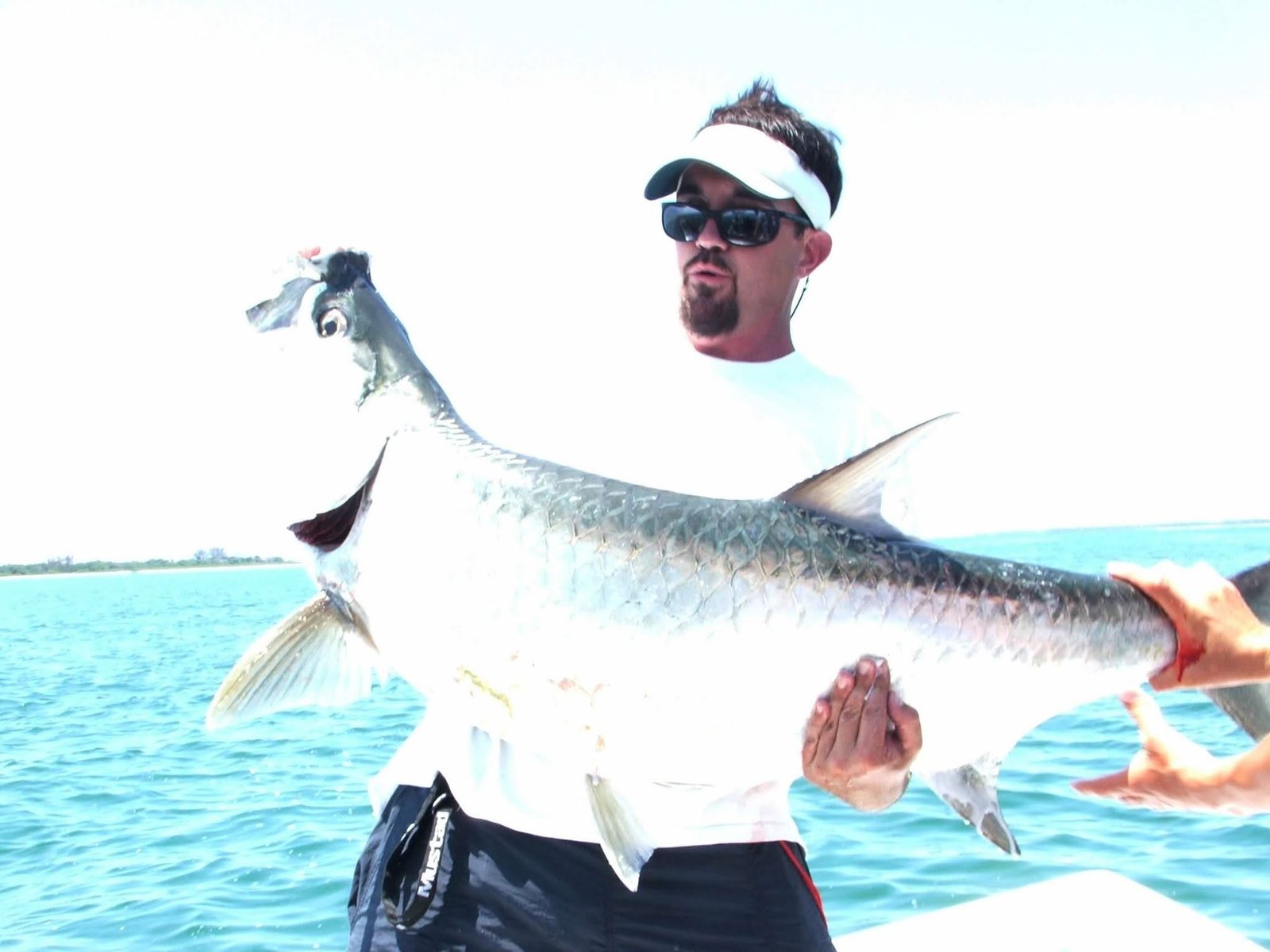 Tarpon Catch - East Side of Egmont Key - David Jamison 2003 Tarpon Fishing Tampa Bay - Nice Catch East Side of Egmont Key David Jamison 2003
