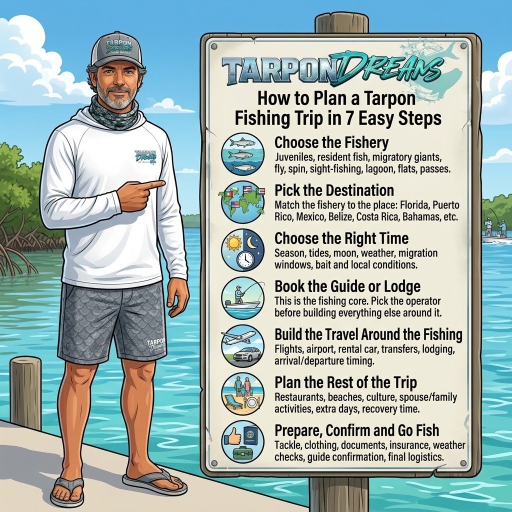 How to Plan your Tarpon Trip in 7 Easy Steps How to Plan a Tarpon Trip in 7 Eaasy Steps